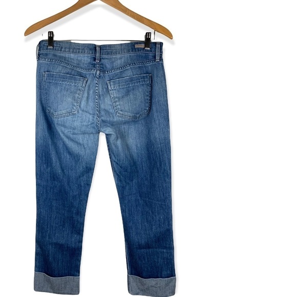 Citizen Of Humanity Cuffed Cropped Straight Leg Jeans - Picture 2 of 6